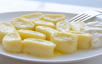 Очень быстрый завтрак с творогом